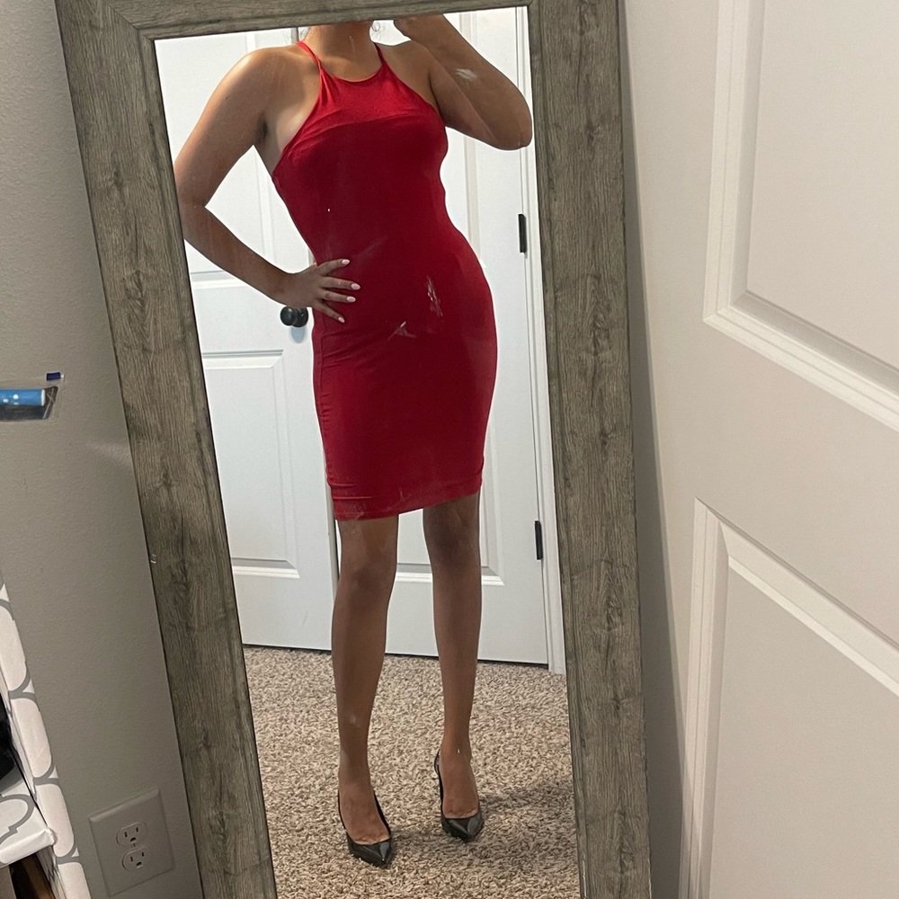 Red dress